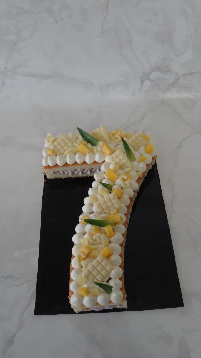 NUMBER CAKE 7